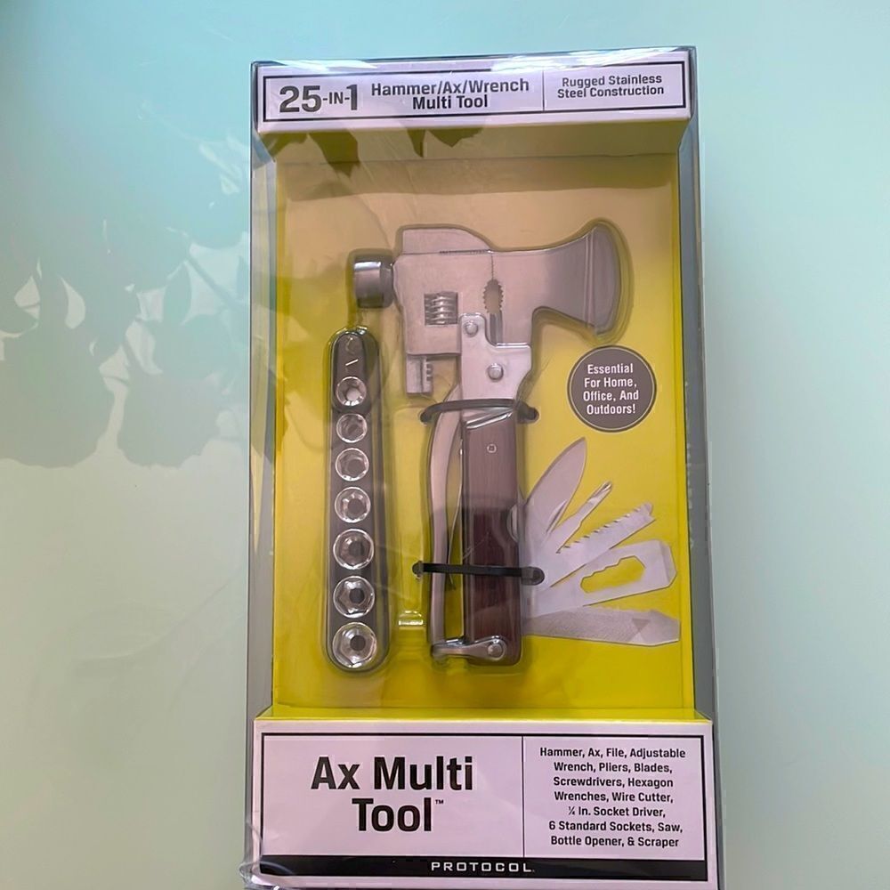 Ax multi tool hammer ax adjustable wrench pliers etc